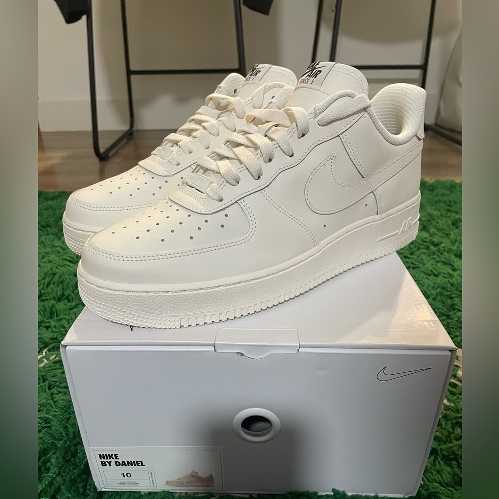 Nike Air Force 1 (Nike By You) in cream colorway